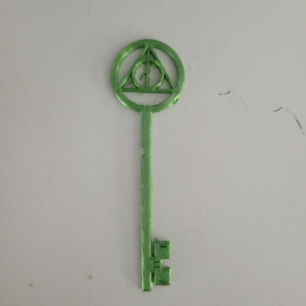 3d printed deathly hallows key